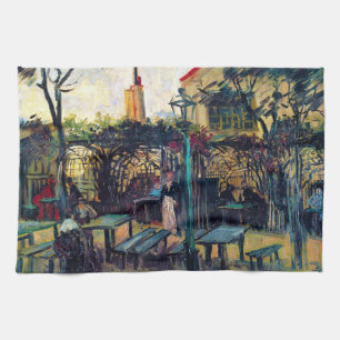 Paño De Cocina Cafetería en Montmartre Vincent Van Gogh