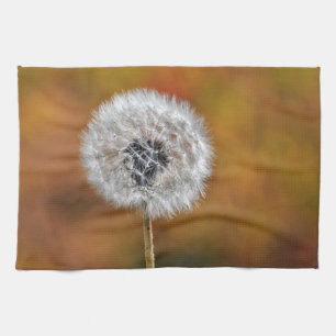 Paño De Cocina Caída de la cabeza de semilla de Dandelion