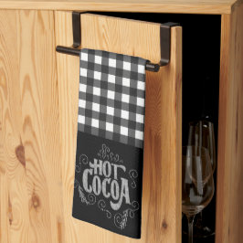 Paño De Cocina Cajón de chalkboard en el bar Hot Cocoa