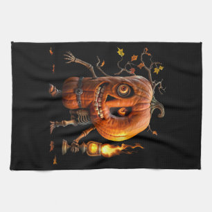 Paño De Cocina Calabaza de Halloween