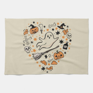 Paño De Cocina Calabaza de Otoño Acción de Gracias Halloween