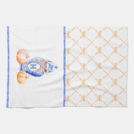 Paño De Cocina Calabaza de otoño | Monograma de Ginger Jar