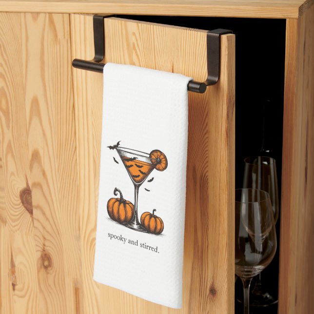 Paño De Cocina Calabaza Martini (Pliegue de tercios)