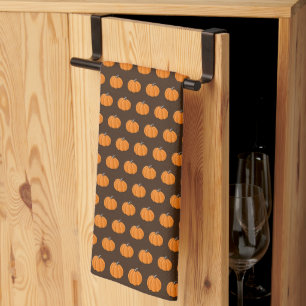 Paño De Cocina Calabaza otoñal de KiniArt