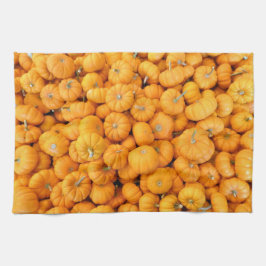 Paño De Cocina Calabazas de cosecha de Naranja pequeño
