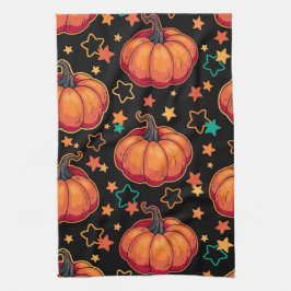 Paño De Cocina Calabazas de Halloween