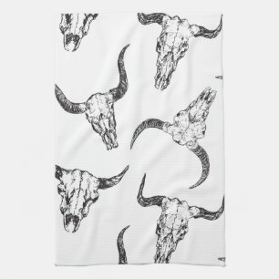 Paño De Cocina Calavera animal