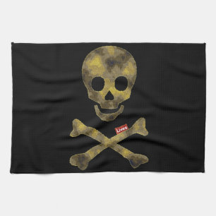 Paño De Cocina Calavera con motivos camuflados