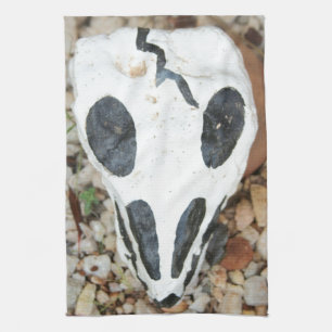 Paño De Cocina Calavera pintada de Dia de Muertos