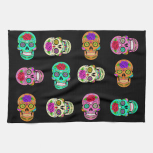 Paño De Cocina Calaveras de Azúcar