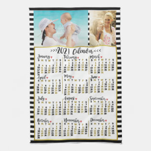 Paño De Cocina Calendario 2021 (Consulte Descripción de la nueva