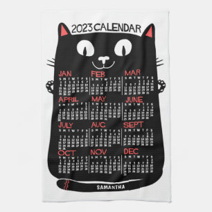 Paño De Cocina Calendario 2023 (Consulte Descripción de la versió