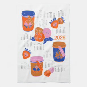 Paño De Cocina Calendario de retenciones de artesanías populares 