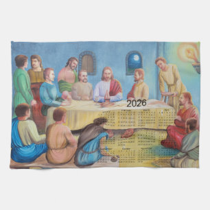 Paño De Cocina Calendario La Última Cena 2026