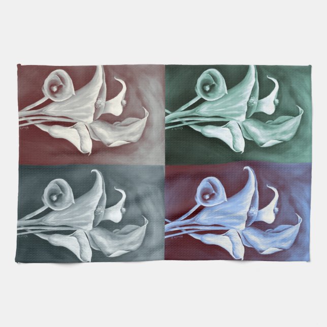 Paño De Cocina Calla Lillies (Horizontal)