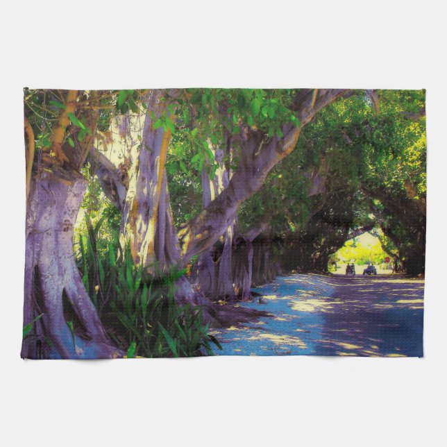 Paño De Cocina Calle Banyan (Horizontal)