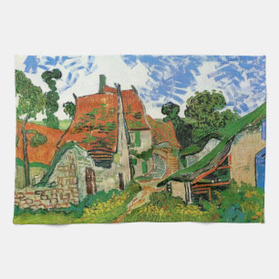 Paño De Cocina Calle del pueblo por Vincent van Gogh