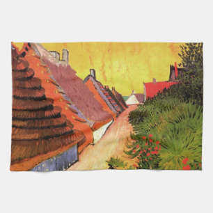 Paño De Cocina Calle en Saintes Maries por Vincent van Gogh