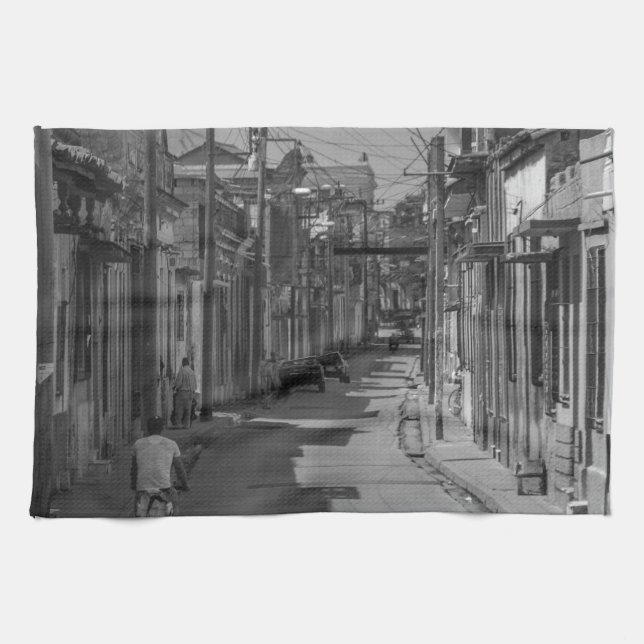 Paño De Cocina Calles de La Habana (Horizontal)