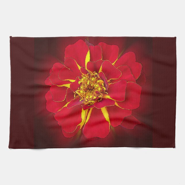 Paño De Cocina caloro rojo brillante (Horizontal)