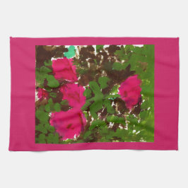 Paño De Cocina Cama de Rosas
