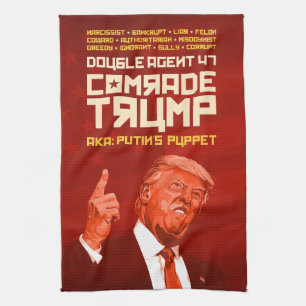 Paño De Cocina Camarada Trump: El doble agente (marioneta de Puti