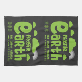 Paño De Cocina Cambio climático | Contaminación por carbono | Cam