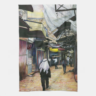 Paño De Cocina Camina a casa a través de la Antigüedad, Jerusalén