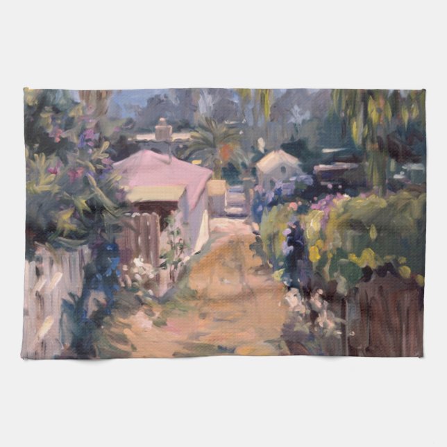 Paño De Cocina Camino costero (Horizontal)