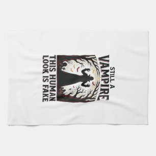 Paño De Cocina Camisa de disfraz de vampiro divertido disfraz hum