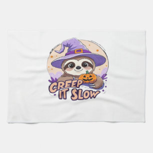 Paño De Cocina Camisa de Halloween � Gracioso barrido lento W