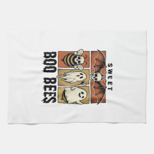 Paño De Cocina Camiseta de abeja fantasma con grabado vintage y j