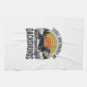 Paño De Cocina Camiseta de amante de Dachshund Fácilmente Desviad