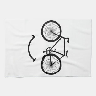 Paño De Cocina Camiseta de bicicleta y sonrisa Camiseta de bicicl