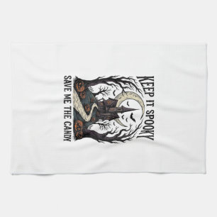 Paño De Cocina Camiseta de Casa Embrujada Grabado Vintage de Hall