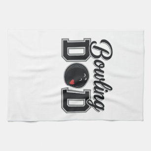 Paño De Cocina Camiseta de diseño de grabado vintage de papá boli