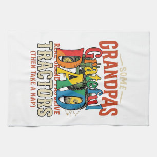 Paño De Cocina Camiseta de dormir de granja vintage Tractor Abuel