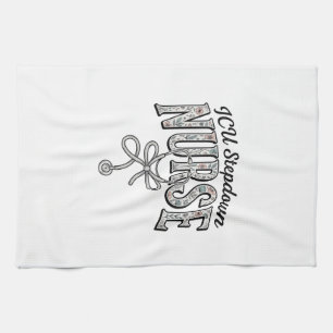 Paño De Cocina Camiseta de enfermera de cuidados intensivos con e