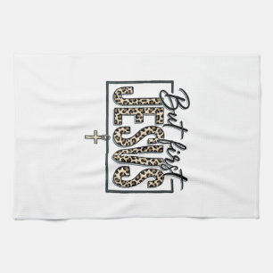 Paño De Cocina Camiseta de grabado vintage cristiana estampa de l