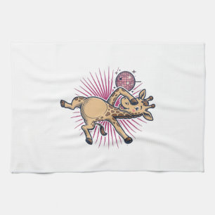 Paño De Cocina Camiseta de grabado vintage de bola de discoteca d
