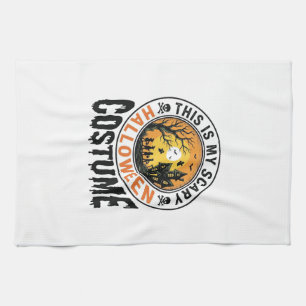 Paño De Cocina Camiseta de grabado vintage de disfraz de Hallowee