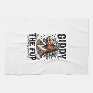Paño De Cocina Camiseta de grabado vintage divertida The Fup Hors