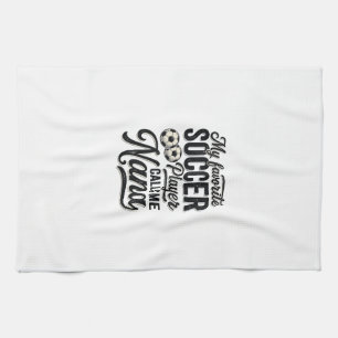 Paño De Cocina Camiseta de Jugador de Familia de Grabado Vintage 