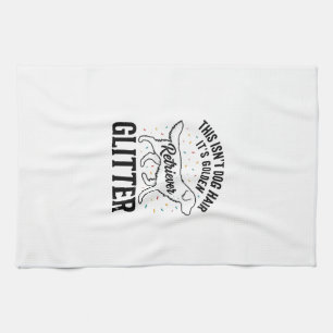 Paño De Cocina Camiseta de pelo de perro vintage con brillo de Go