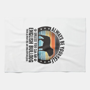 Paño De Cocina Camiseta de perro amante del perro inglés vintage