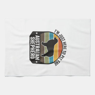 Paño De Cocina Camiseta de perro vintage para amante de Australia