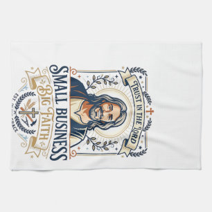 Paño De Cocina Camiseta de propietario de pequeño negocio de bout