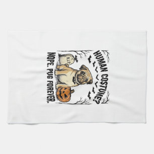 Paño De Cocina Camiseta de Pug de Halloween Ropa de Perro Diverti