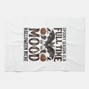 Paño De Cocina Camiseta de temporada espeluznante grabado vintage