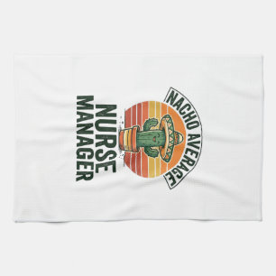 Paño De Cocina Camiseta divertida de cactus para gerente de enfer
